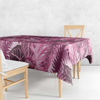 Hawaii Pink Tropical Leaves Tablecloth LT01 - Polynesian Pride