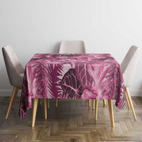 Hawaii Pink Tropical Leaves Tablecloth LT01 - Polynesian Pride