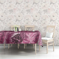 Hawaii Pink Tropical Leaves Tablecloth LT01 - Polynesian Pride