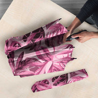 Hawaii Pink Tropical Leaves Umbrella - Polynesian Pride