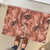 Hawaii Red Brown Tropical Leaves Rubber Doormat - Polynesian Pride