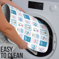 Hawaii Coastal Summer Postcard Bathroom Set