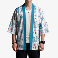 Hawaii Coastal Summer Postcard Kimono