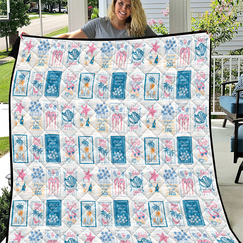 Hawaii Coastal Summer Postcard Quilt