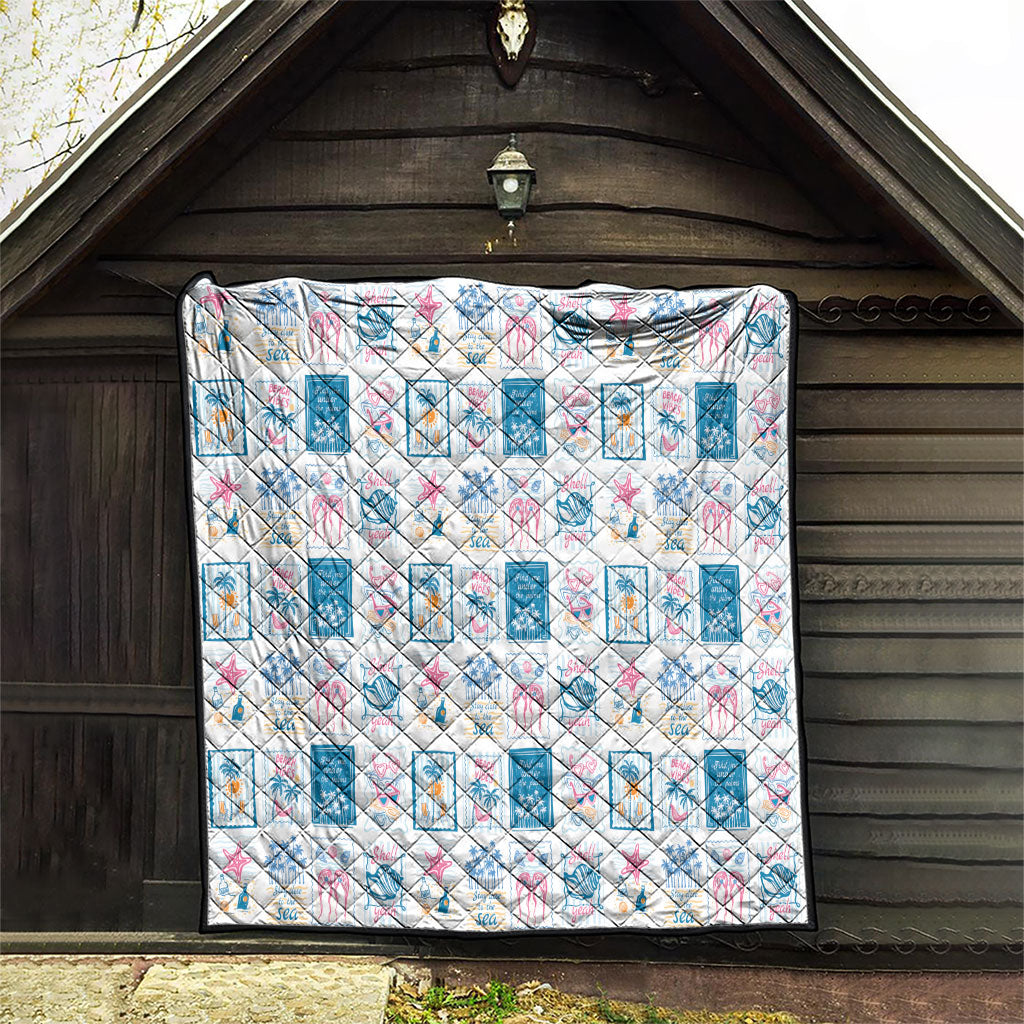 Hawaii Coastal Summer Postcard Quilt