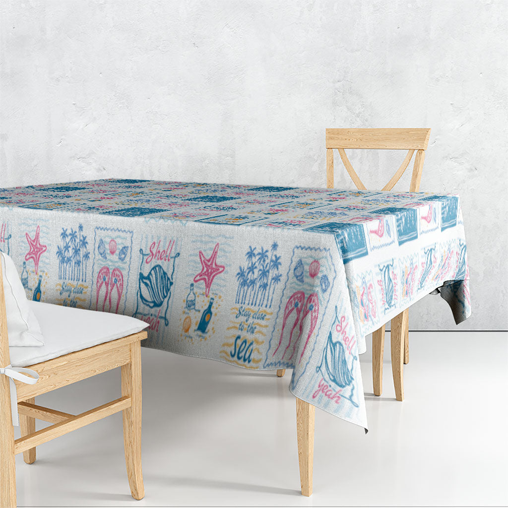 Hawaii Coastal Summer Postcard Tablecloth LT01 - Polynesian Pride