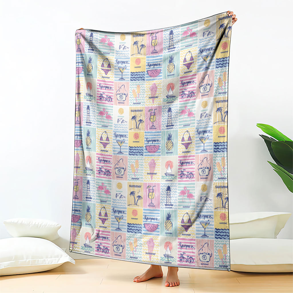 Aloha Summer Posters Grunge Textures Blanket