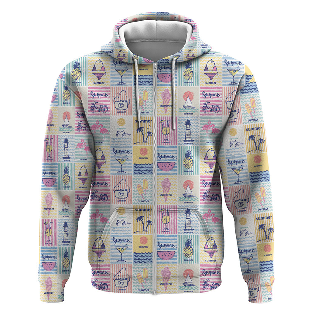 Aloha Summer Posters Grunge Textures Hoodie