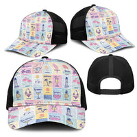 Aloha Summer Posters Grunge Textures Mesh Trucker Cap LT01 - Polynesian Pride