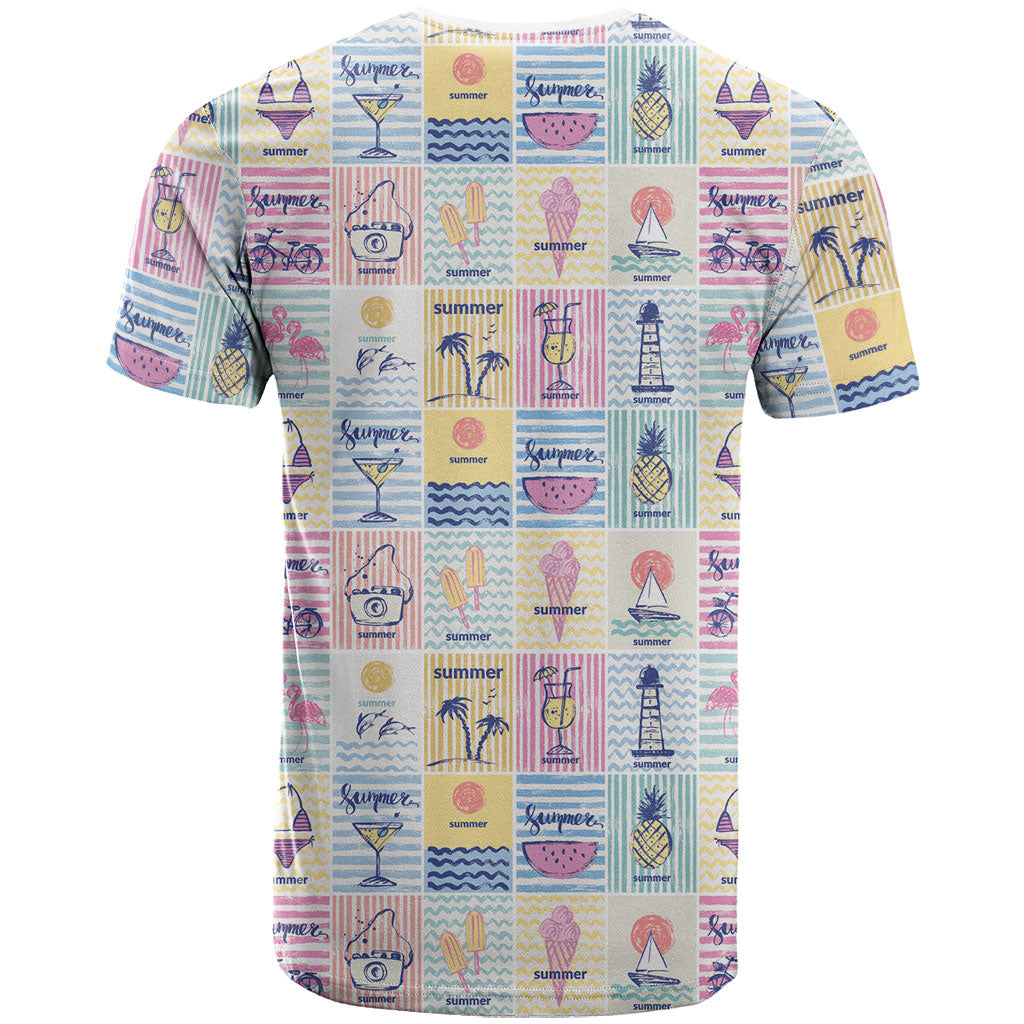 Aloha Summer Posters Grunge Textures T Shirt LT01 - Polynesian Pride