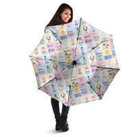Aloha Summer Posters Grunge Textures Umbrella