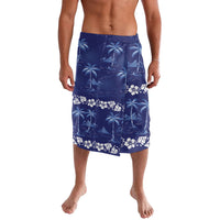 Blue Hawaii Palm Tree Hibiscus Lavalava Fantasy Summer Vibe
