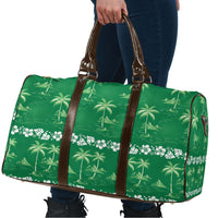 Green Hawaii Palm Tree Hibiscus Travel Bag Fantasy Summer Vibe LT01 - Polynesian Pride