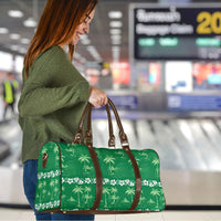 Green Hawaii Palm Tree Hibiscus Travel Bag Fantasy Summer Vibe LT01 - Polynesian Pride