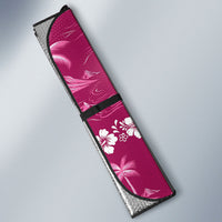 Pink Hawaii Palm Tree Hibiscus Auto Sun Shade Fantasy Summer Vibe