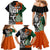 New Zealand and Ireland Rugby Family Matching Mermaid Dress and Hawaiian Shirt Silver Fern With Shamrock 2023 World Cup LT01 - Polynesian Pride