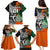 New Zealand and Ireland Rugby Family Matching Puletasi Dress and Hawaiian Shirt Silver Fern With Shamrock 2023 World Cup LT01 - Polynesian Pride