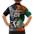 New Zealand and Ireland Rugby Kid Hawaiian Shirt Silver Fern With Shamrock 2023 World Cup LT01 - Polynesian Pride