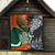 New Zealand and Ireland Rugby Quilt Silver Fern With Shamrock 2023 World Cup LT01 - Polynesian Pride