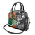 New Zealand and Ireland Rugby Shoulder Handbag Silver Fern With Shamrock 2023 World Cup LT01 - Polynesian Pride