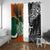 New Zealand and Ireland Rugby Window Curtain Silver Fern With Shamrock 2023 World Cup LT01 With Grommets Art - Polynesian Pride