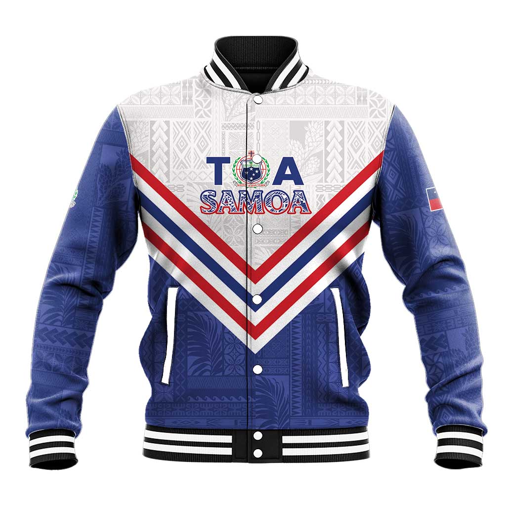 Custom Toa Samoa Rugby Baseball Jacket 1992-1993 Special Edition - Polynesian Pride