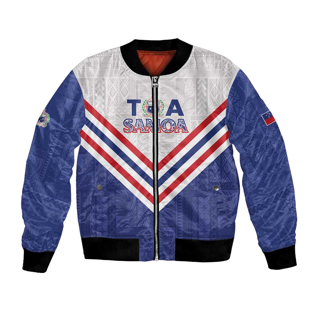 Custom Toa Samoa Rugby Bomber Jacket 1992-1993 Special Edition - Polynesian Pride