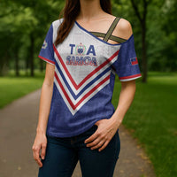 Custom Toa Samoa Rugby Cross Shoulder Shirt 1992-1993 Special Edition - Polynesian Pride