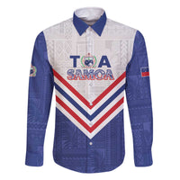 Custom Toa Samoa Rugby Family Matching Off The Shoulder Long Sleeve Dress and Hawaiian Shirt 1992-1993 Special Edition - Polynesian Pride