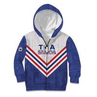 Custom Toa Samoa Rugby Kid Hoodie 1992-1993 Special Edition - Polynesian Pride
