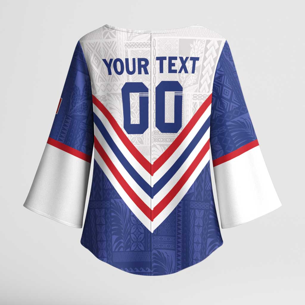 Custom Toa Samoa Rugby Kimono Sleeve Blouse 1992-1993 Special Edition - Polynesian Pride