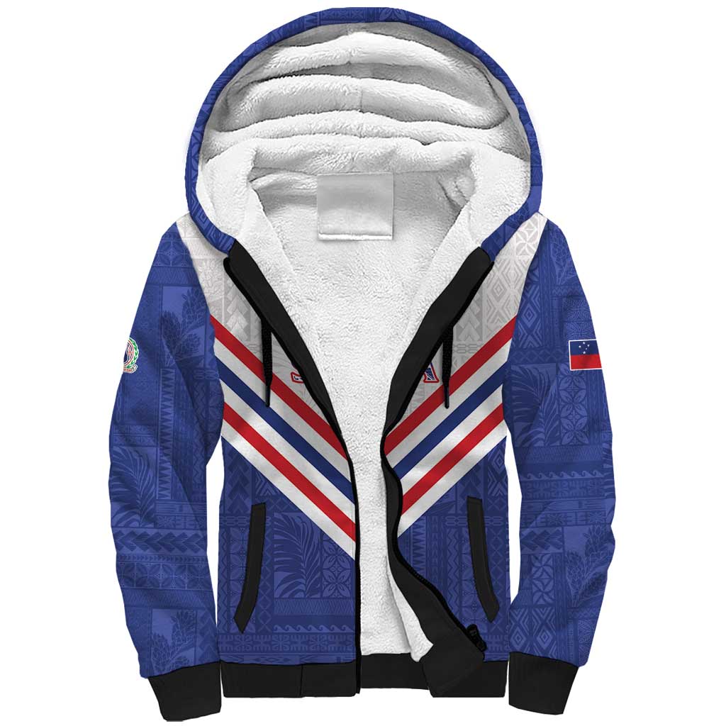 Custom Toa Samoa Rugby Sherpa Hoodie 1992-1993 Special Edition - Polynesian Pride