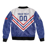 Custom Toa Samoa Rugby Sleeve Zip Bomber Jacket 1992-1993 Special Edition - Polynesian Pride