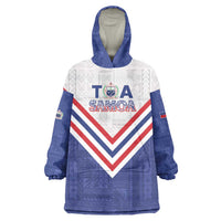 Custom Toa Samoa Rugby Wearable Blanket Hoodie 1992-1993 Special Edition - Polynesian Pride