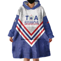 Custom Toa Samoa Rugby Wearable Blanket Hoodie 1992-1993 Special Edition - Polynesian Pride