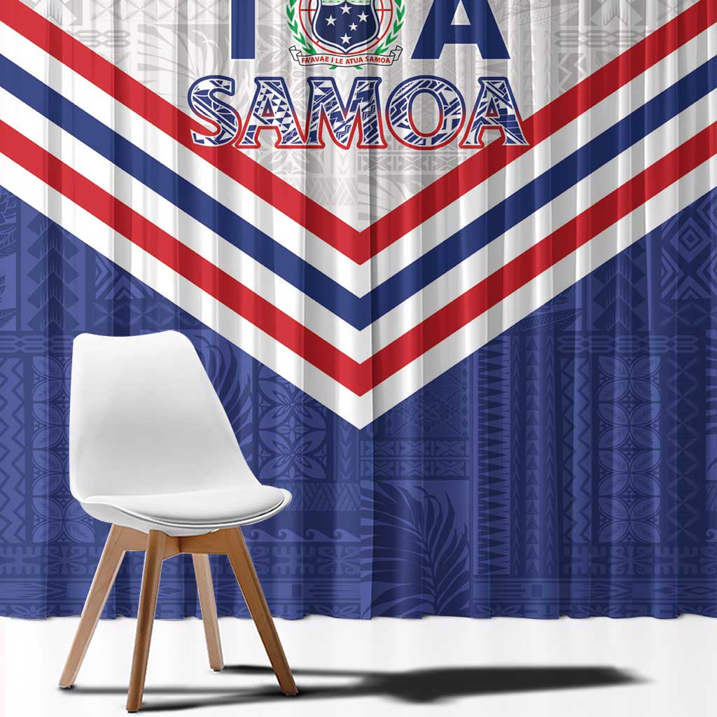 Toa Samoa Rugby Window Curtain 1992-1993 Special Edition - Polynesian Pride
