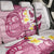 Maori Manta Ray Plumeria Royal Pink Back Car Seat Cover