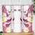 Maori Manta Ray Plumeria Royal Pink Skinny Tumbler