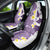 Maori Manta Ray Plumeria Deep Purple Car Seat Cover