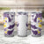 Maori Manta Ray Plumeria Deep Purple Tumbler Cup