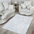 Plumeria Floral White Sunday Area Rug