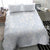 Plumeria Floral White Sunday Bedding Set