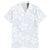 Plumeria Floral White Sunday Family Matching Short Sleeve Bodycon Dress and Hawaiian Shirt