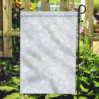 Plumeria Floral White Sunday Garden Flag LT01 Garden Flag White - Polynesian Pride