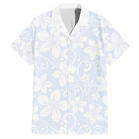 Plumeria Floral White Sunday Hawaiian Shirt LT01 White - Polynesian Pride