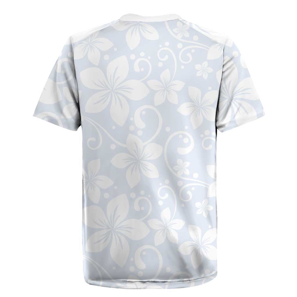Plumeria Floral White Sunday Rugby Jersey