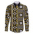 Fiji Masi Tapa Pattern Yellow Family Matching Puletasi and Hawaiian Shirt - Polynesian Pride