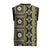 Fiji Masi Tapa Pattern Yellow Christmas Knitted V-Neck Vest - Polynesian Pride