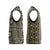 Fiji Masi Tapa Pattern Yellow Christmas Knitted V-Neck Vest - Polynesian Pride
