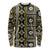 Fiji Masi Tapa Pattern Yellow Long Sleeve Shirt - Polynesian Pride